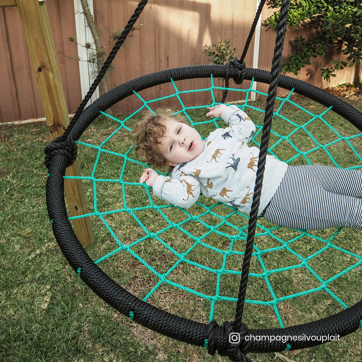 Lifespan Oakley Swing Set with 1.2m Spidey  Swing
